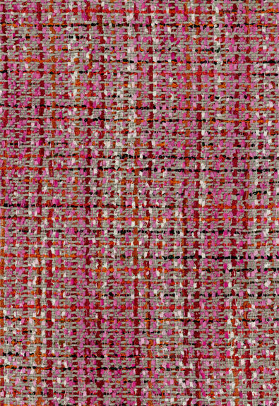 Babe's Tweed Maraschino 54231 by Schumacher Fabric Chroma 46% Viscose, 28% Silk, 18% Polyester, 8% Cotton Martindale 1,000 Horizontal: - and Vertical: - 54 - Fabric Carolina -