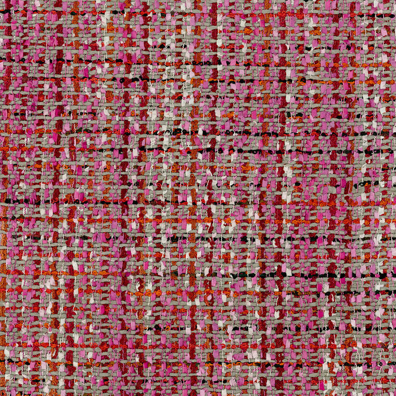 Babe'S Tweed Maraschino 54231 by Schumacher Designer Fabric CHROMA SP14 VISCOSE 46% SILK 28% INDIA MARTINDALE 1,000 </p><p>Repeat: Horizontal: and Vertical: 54 - Swanky Fabrics -