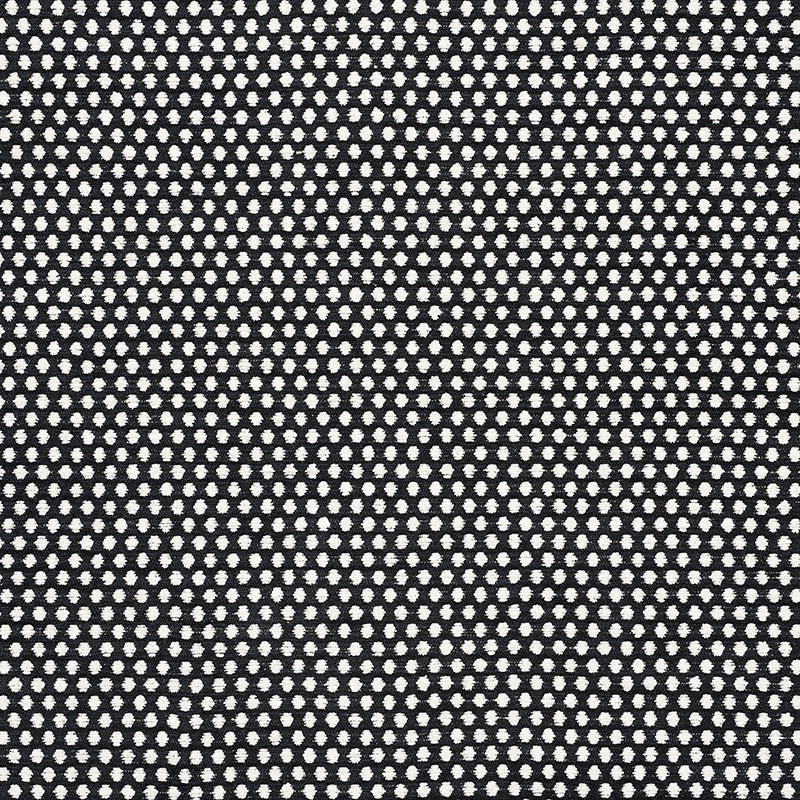 Sabina Ivory & Black 54601 by Schumacher Fabric Luxury-Chenilles 60% Cotton, 40% Rayon Wyzenbeek 30,000 Horizontal: 1/2- and Vertical: 3/4- 54 - Fabric Carolina -