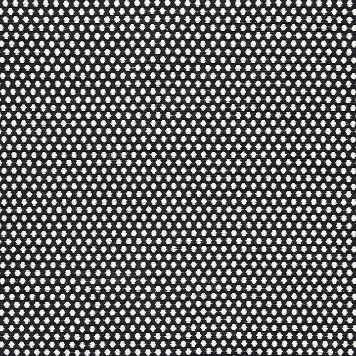 Sabina Ivory & Black 54601 by Schumacher Fabric Luxury-Chenilles 60% Cotton, 40% Rayon Wyzenbeek 30,000 Horizontal: 1/2- and Vertical: 3/4- 54 - Fabric Carolina -
