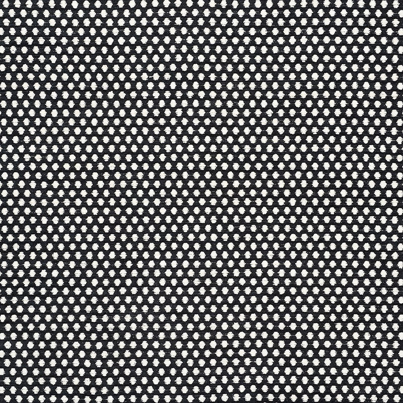 Sabina Ivory & Black 54601 by Schumacher Fabric LUXURY CHENILLES COTTON 60% RAYON 40% UNITED STATES OF AMERICA WYZENBEEK 30,000 </p><p>Repeat: Horizontal: 1/2" (1CM) and Vertical: 3/4" (2CM) 54 - Fabric Carolina -