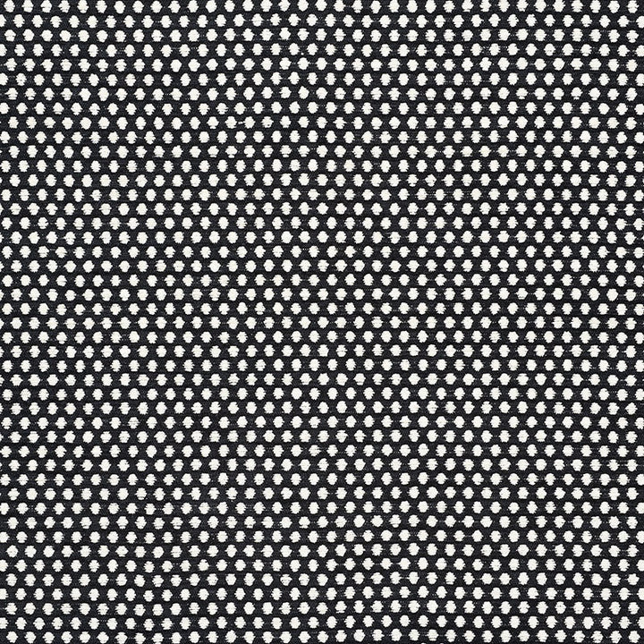 Sabina Ivory & Black 54601 by Schumacher Fabric LUXURY CHENILLES See Sample UNITED STATES OF AMERICA HEAVY DUTY </p><p>Repeat: Horizontal: 1/2" (1CM) and Vertical: 3/4" (2CM) 54" (137CM) - Fabric Carolina -