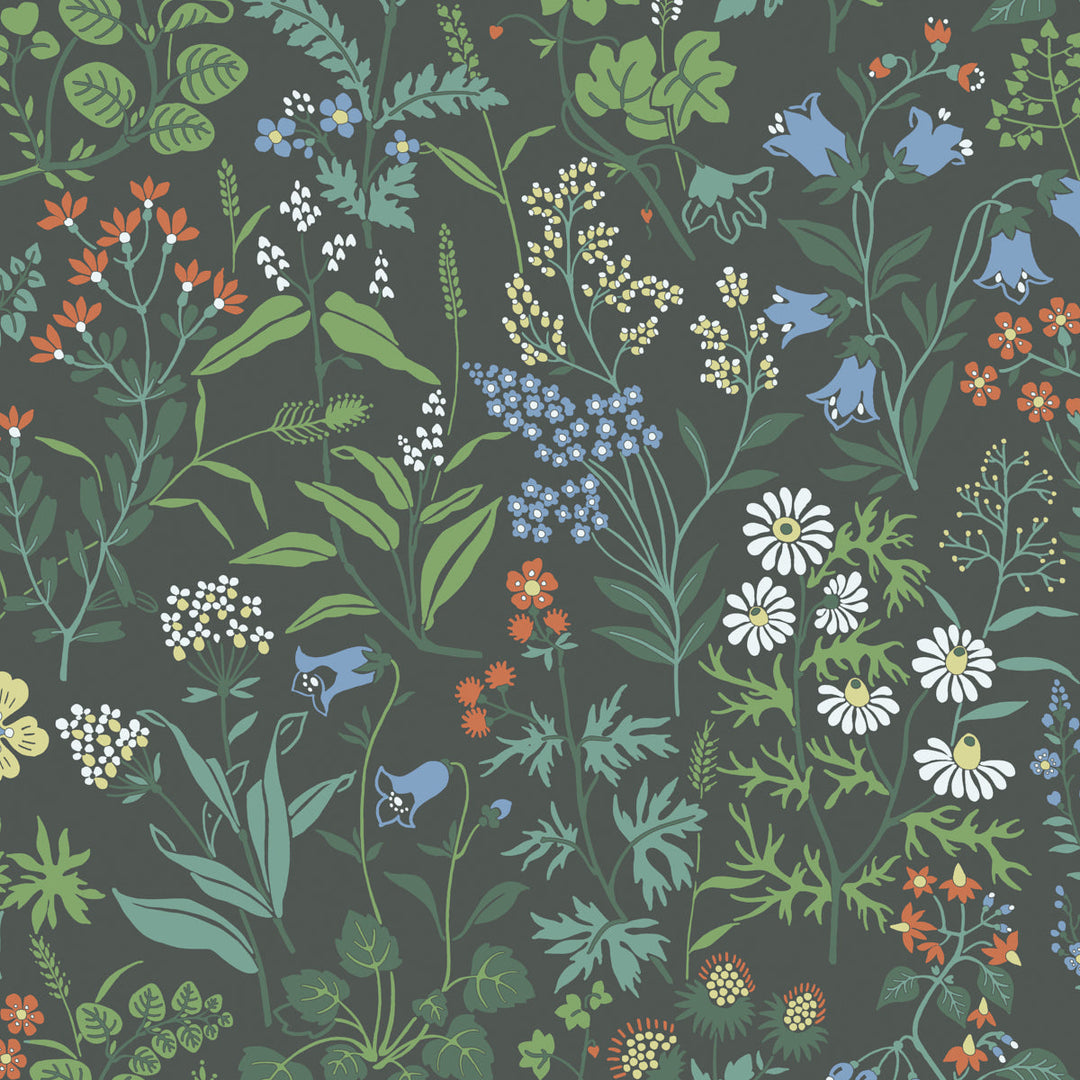 Flora - Spruce by Schumacher Wallcovering