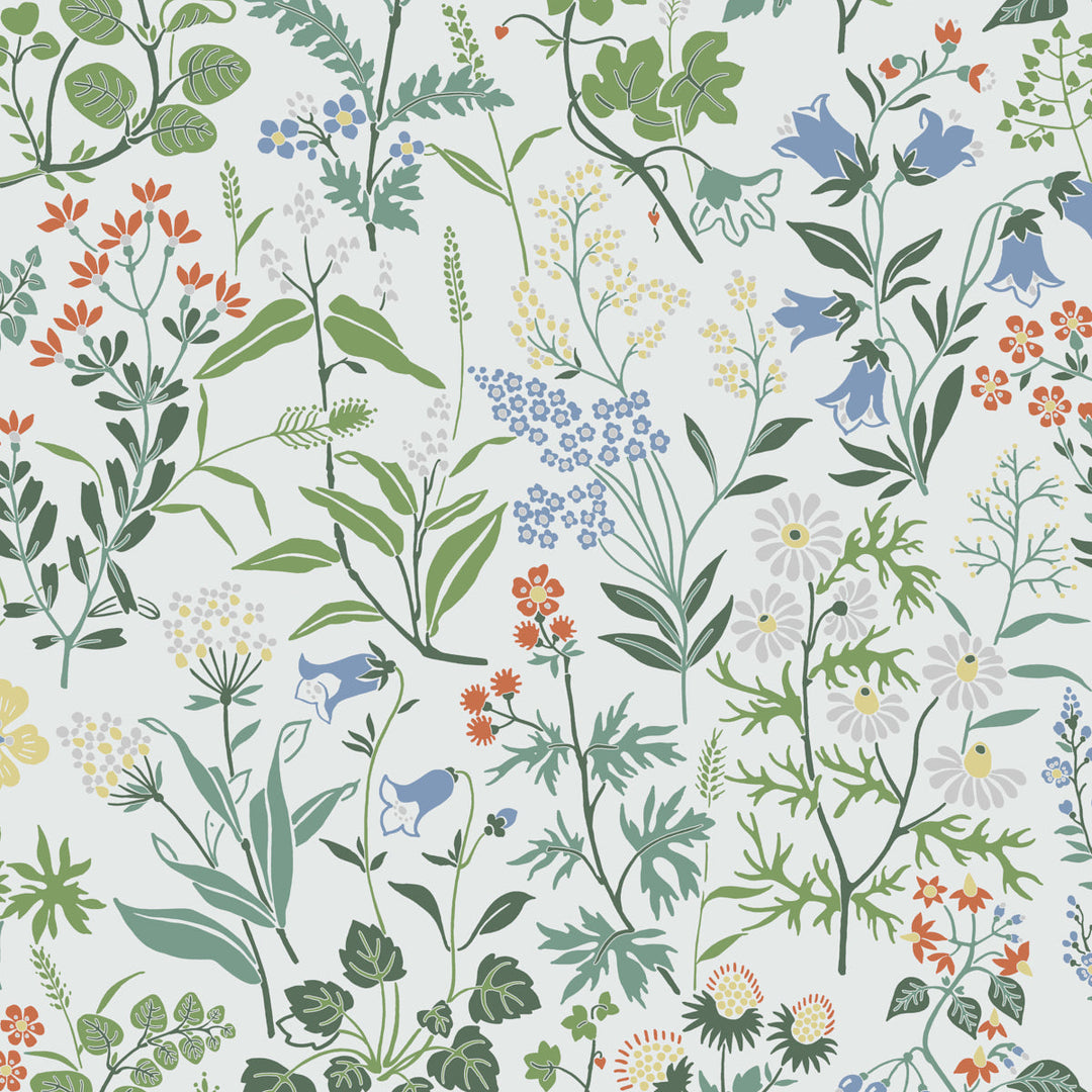 Flora - Ivory by Schumacher Wallcovering