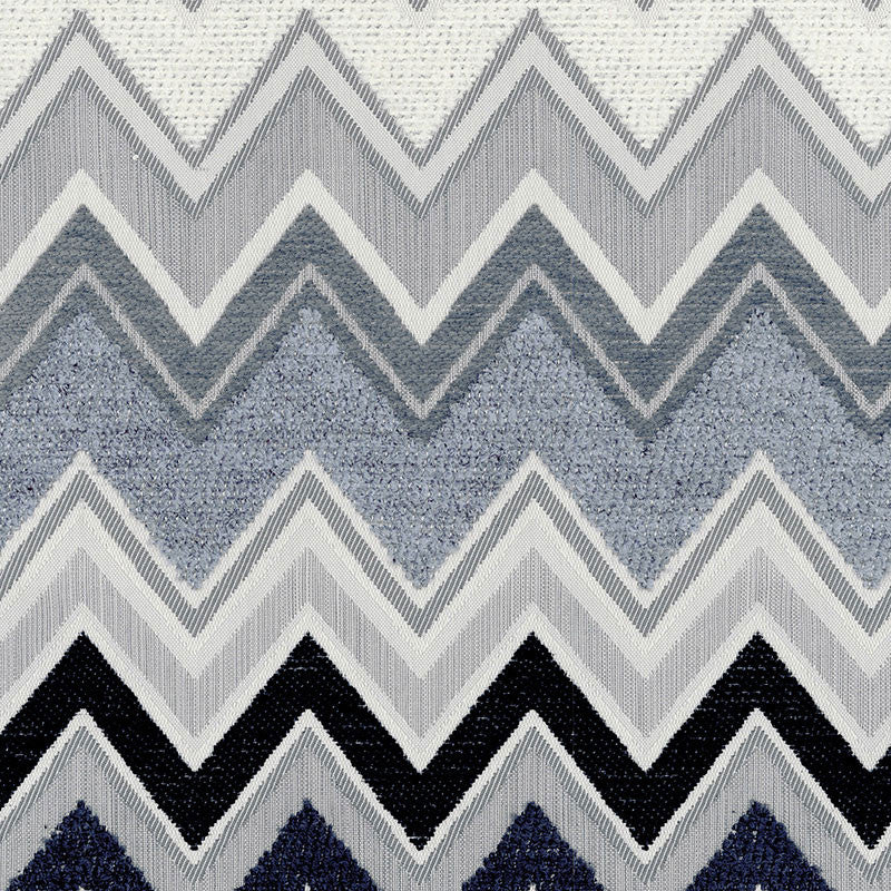 Zenyatta Mondatta Noir & Blanc 54792 by Schumacher Designer Fabric CHROMA SP14 See Sample ITALY MEDIUM DUTY </p><p>Repeat: Horizontal: 2 3/4" (7CM) and Vertical: 13 3/4" (35CM) 54" WIDE (137CM) - Swanky Fabrics -