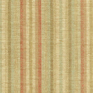 Medivici Chenille Stripe Rose / Aqua 54890 by Schumacher Fabric