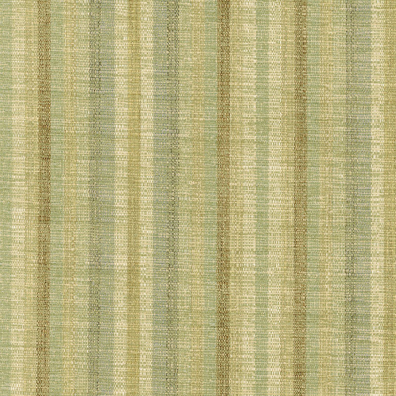 Medivici Chenille Stripe Mineral / Celadon 54891 by Schumacher Designer Fabric CHROMA See Sample AMERICAS MEDIUM DUTY </p><p>Repeat: Horizontal: 7" (18CM) and Vertical: - 54" WIDE (137CM) - Swanky Fabrics -