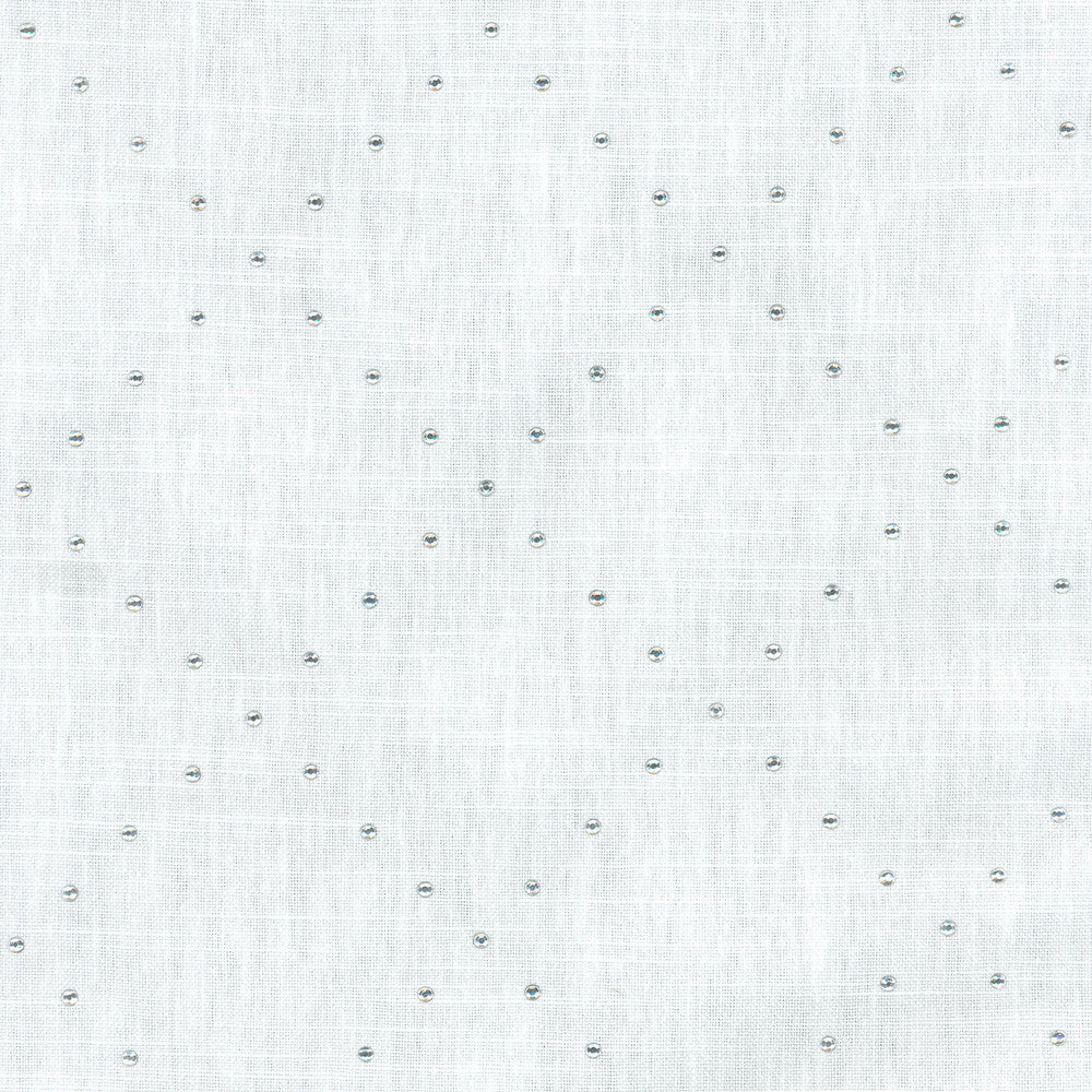 Star Quality Snow 550050 by Kelly Ripa Home Fabric - 69%COT 31%PLY 100%CRYSTAL RHINSTON INDIA 51000 Horizontal: 4.25 and Vertical: 4.125 54 - Fabric Carolina -