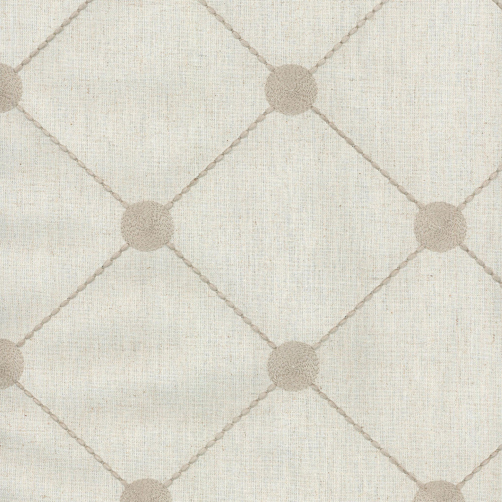 Fanfare Emb Pebble 550074 by Kelly Ripa Home Fabric - BASE:60% Polyester 30% Cotton 10% Linen EMBROID:100% Polyester INDIA 12000 Horizontal: 6.5 and Vertical: 6 54 - Fabric Carolina -