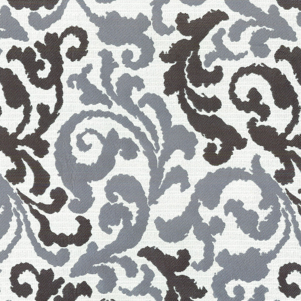 Graceful Curves Ebony 550081 by Kelly Ripa Home Fabric - 60% POLYESTER 40% COTTON CHINA 24000 Horizontal: 14.5 and Vertical: 24 58 - Fabric Carolina -