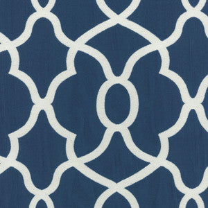 Clearly Cool Indigo 550092 by Kelly Ripa Home Fabric