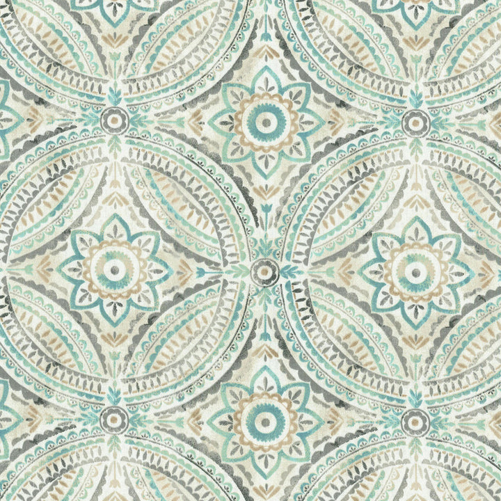 Blissfulness Spa 550100 by Kelly Ripa Home Fabric WALKING ON AIR 100% Cotton U.S.A. Wyzenbeek 9,000 Horizontal: 9.00" and Vertical: 9.00" 54" - Fabric Carolina -