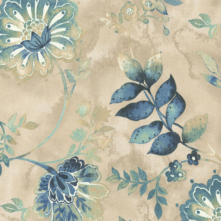 Light-Hearted Indigo 550141 by Kelly Ripa Home Fabric WALKING ON AIR 100% Cotton U.S.A. Wyzenbeek 9,000 Horizontal: 13.50" and Vertical: 27.00" 54" - Fabric Carolina -