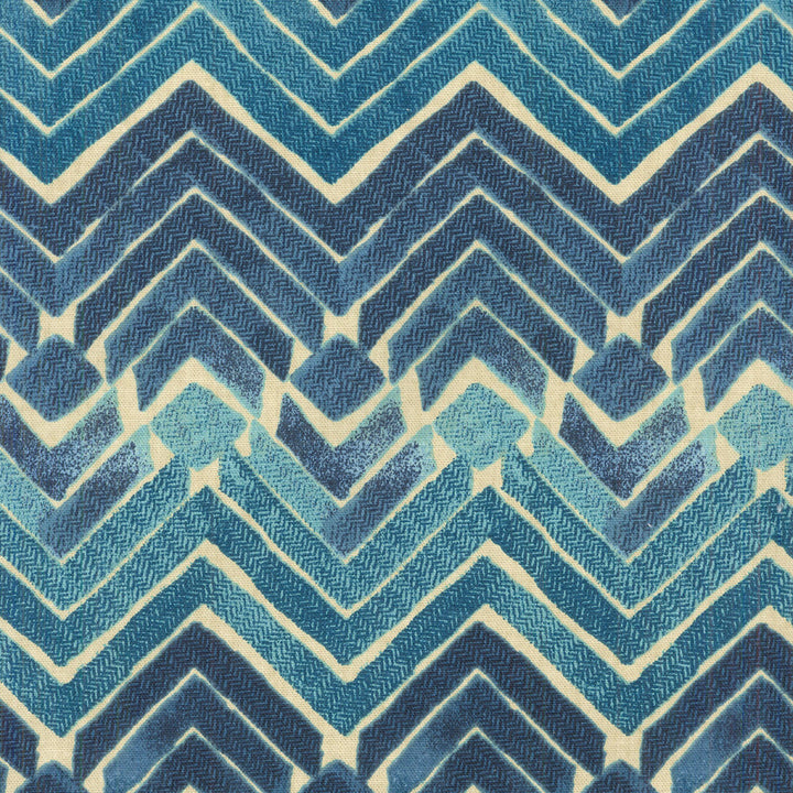 Zen Blend Indigo 550160 by Kelly Ripa Home Fabric WALKING ON AIR 100% Cotton U.S.A. Wyzenbeek 51,000 Horizontal: 3.80" and Vertical: 13.50" 54" - Fabric Carolina -