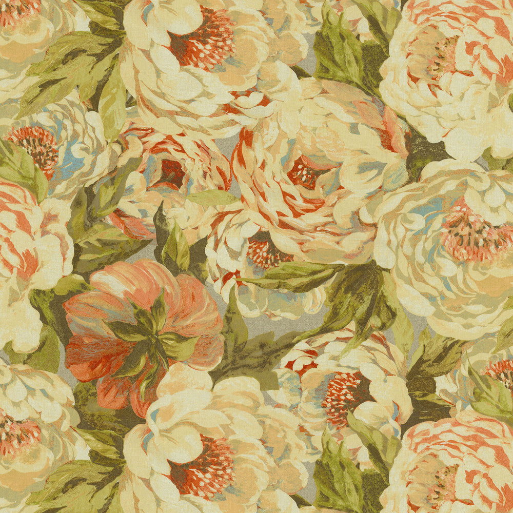 Va Va Bloom Henna 550220 by Kelly Ripa Home Fabric - 100% COTTON PERU 15000 Horizontal: 27 and Vertical: 25.25 54 - Fabric Carolina -