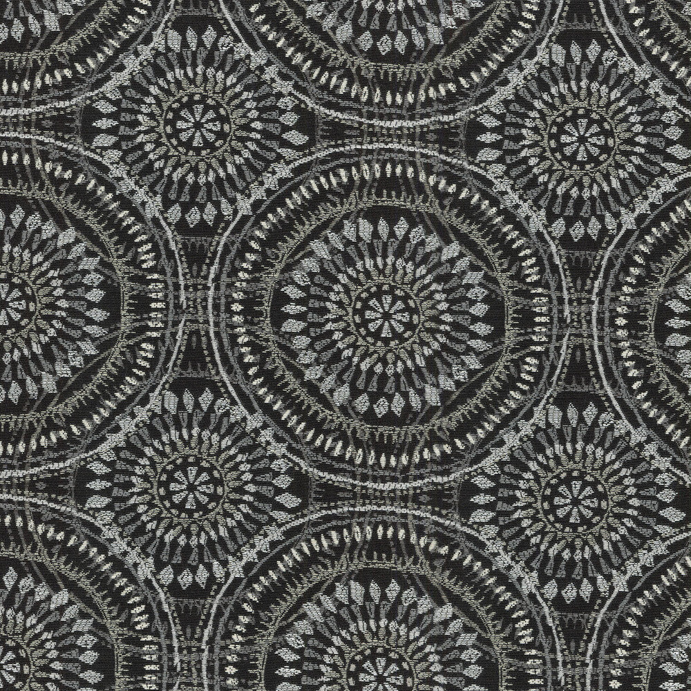Spiral Graph Raven 550251 by Kelly Ripa Home Fabric SPRING FORTH 100% Polyester CHINA Wyzenbeek 36,000 Horizontal: 7.00" and Vertical: 7.00" 57" - Fabric Carolina -