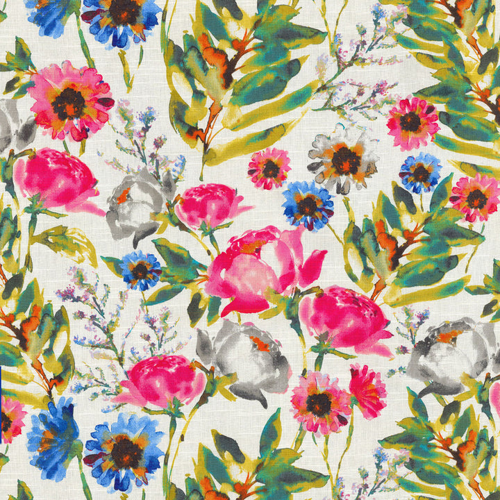 Flower Mania Petunia 550411 by Kelly Ripa Home Fabric - 100%Cotton CHINA 39000 Horizontal: 27 and Vertical: 25.25 54 - Fabric Carolina -