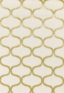 Squiggle Velvet Sesame 55153 by Schumacher Fabric