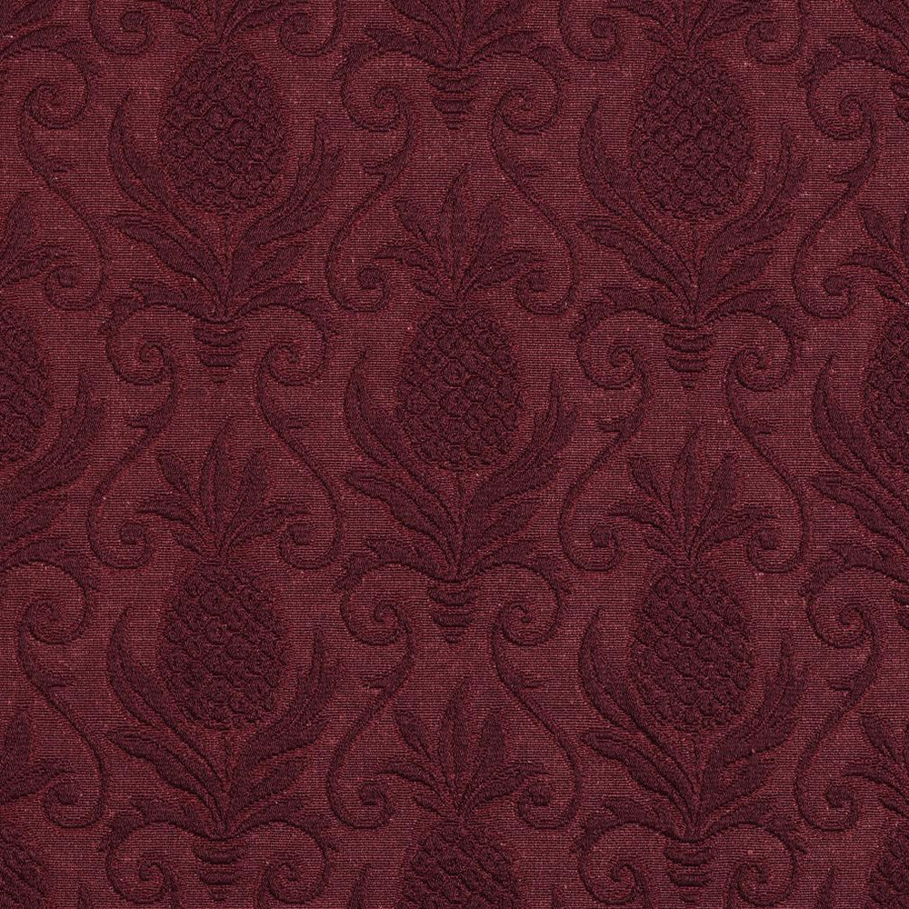 5518 Wine/Pineapple by Charlotte Fabric Enchanted Gardens 75% Cotton, 25% Polyester Asia Exceeds 126,000 Wyzenbeek Rubs (Heavy Duty) </p><p>Repeat: Horizontal: 7.0" x Vertical: 7.5" 54 Inches - Fabric Carolina -