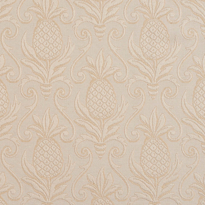 5519 Ivory/Pineapple by Charlotte Fabric Enchanted Gardens 75% Cotton, 25% Polyester Asia Exceeds 70,000 Wyzenbeek Rubs (Heavy Duty) Horizontal: 7.0" x Vertical: 7.5" 54 Inches - Fabric Carolina -