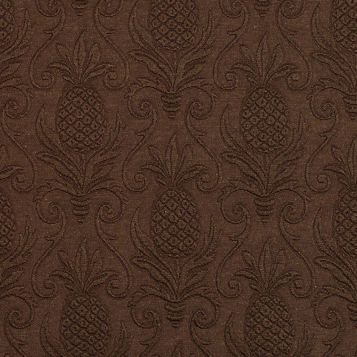 5520 Cocoa/Pineapple by Charlotte Fabric Enchanted Gardens 75% Cotton, 25% Polyester Asia Exceeds 70,000 Wyzenbeek Rubs (Heavy Duty) Horizontal: 7.0" x Vertical: 7.5" 54 Inches - Fabric Carolina -