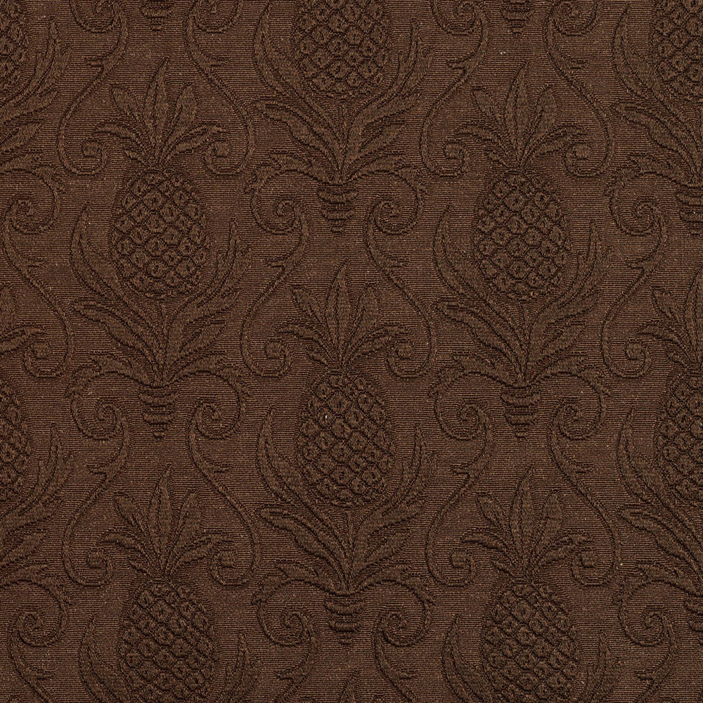 5520 Cocoa/Pineapple by Charlotte Fabric Enchanted Gardens 75% Cotton, 25% Polyester Asia Exceeds 70,000 Wyzenbeek Rubs (Heavy Duty) Horizontal: 7.0" x Vertical: 7.5" 54 Inches - Fabric Carolina -