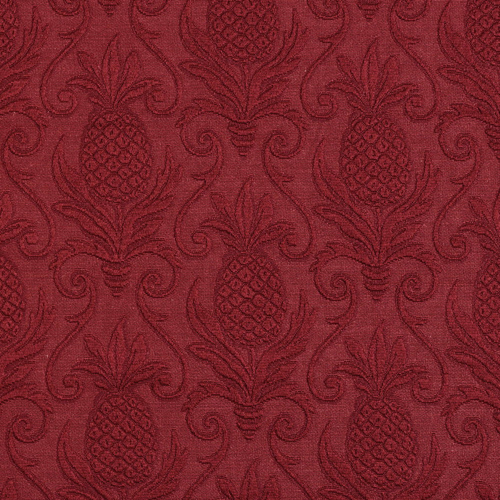 5523 Ruby/Pineapple by Charlotte Fabric Enchanted Gardens 75% Cotton, 25% Polyester Asia Exceeds 126,000 Wyzenbeek Rubs (Heavy Duty) </p><p>Repeat: Horizontal: 7.0" x Vertical: 7.5" 54 Inches - Fabric Carolina -