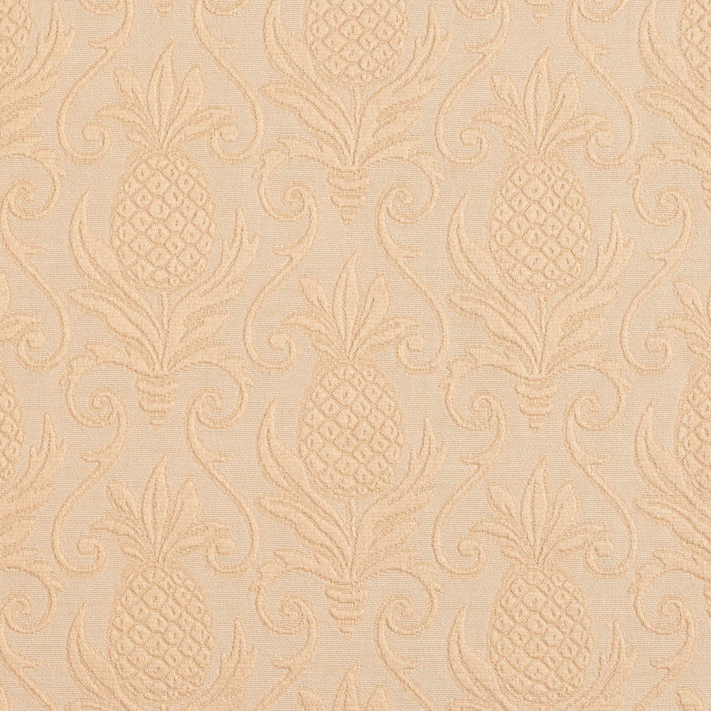 5526 Natural/Pineapple by Charlotte Fabric Enchanted Gardens 75% Cotton, 25% Polyester Asia Exceeds 70,000 Wyzenbeek Rubs (Heavy Duty) Horizontal: 7.0" x Vertical: 7.5" 54 Inches - Fabric Carolina -