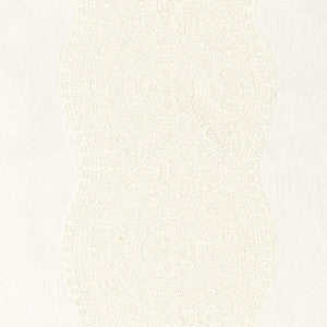 Alencon Ivory 55420 by Schumacher Fabric