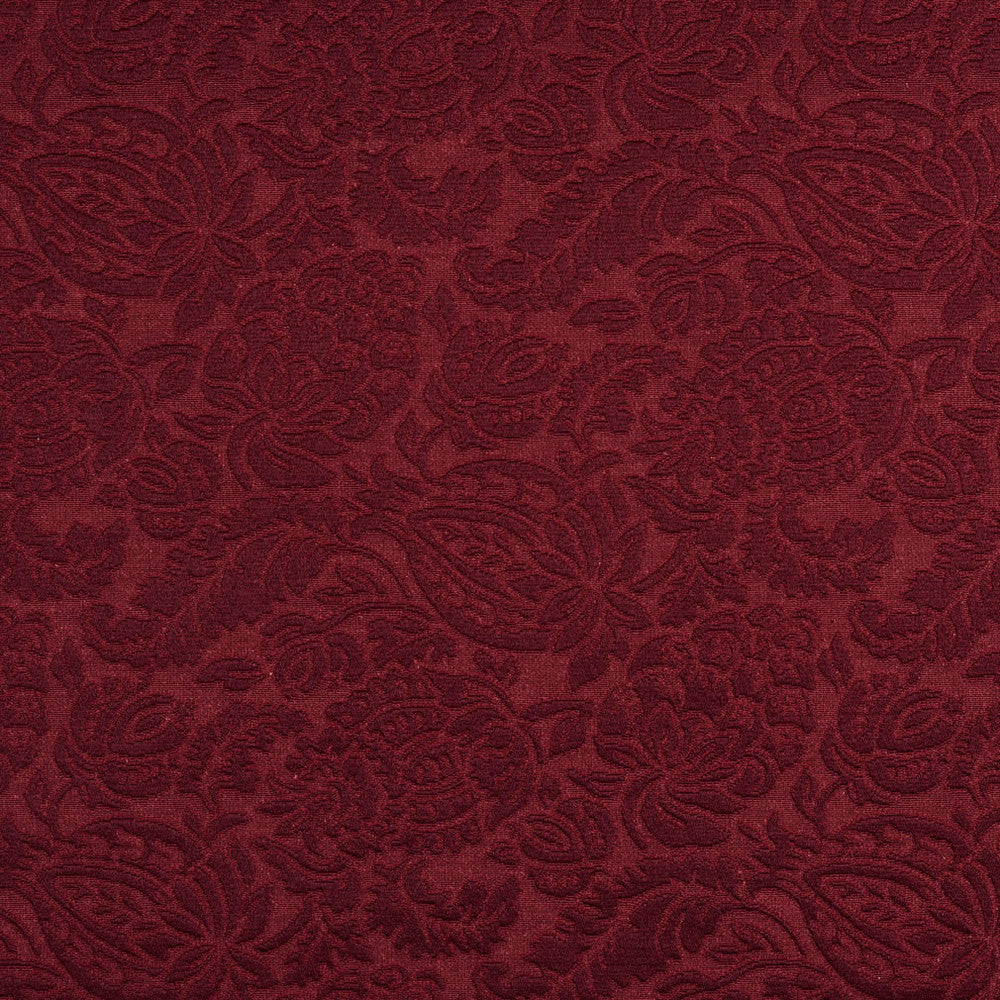 5554 Wine/Garden by Charlotte Fabric Enchanted Gardens 75% Cotton, 25% Polyester Asia Exceeds 70,000 Wyzenbeek Rubs (Heavy Duty) Horizontal: 13" x Vertical: 14" 54 Inches - Fabric Carolina -