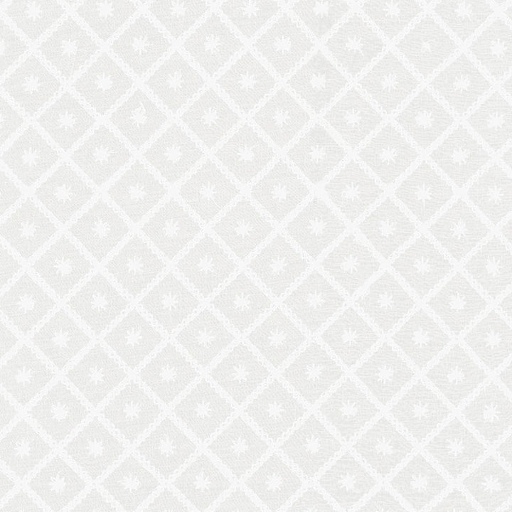 Isabella Sheer Embroidery Ivory 55550 by Schumacher Fabric RADIANCE SHEERS COTTON 100% INDIA </p><p>Repeat: Horizontal: 1 1/2" (4CM) and Vertical: 1 1/2" (4CM) 53 - Fabric Carolina -