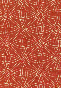 Durance Embroidery Bittersweet 55690 by Schumacher Fabric
