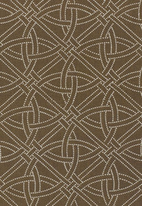 Durance Embroidery Truffle 55691 by Schumacher Fabric