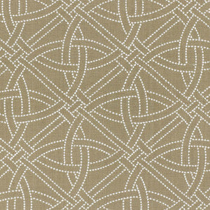 Durance Embroidery Greige 55692 by Schumacher Fabric