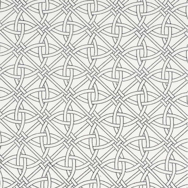Durance Embroidery Black & White 55695 by Schumacher Fabric CLUB CAVALIER See Sample INDIA - </p><p>Repeat: Horizontal: 6 3/4" (17CM) and Vertical: 6 1/4" (16CM) 51 1/2" (131CM) - Fabric Carolina -