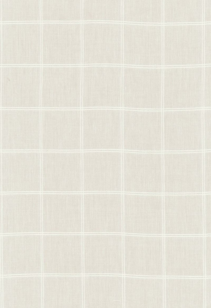 Vivianne Sheer Check Cream 55780 by Schumacher Fabric Radiance-Sheers 100% Cotton - Horizontal: 2 and Vertical: 2 54 - Fabric Carolina -