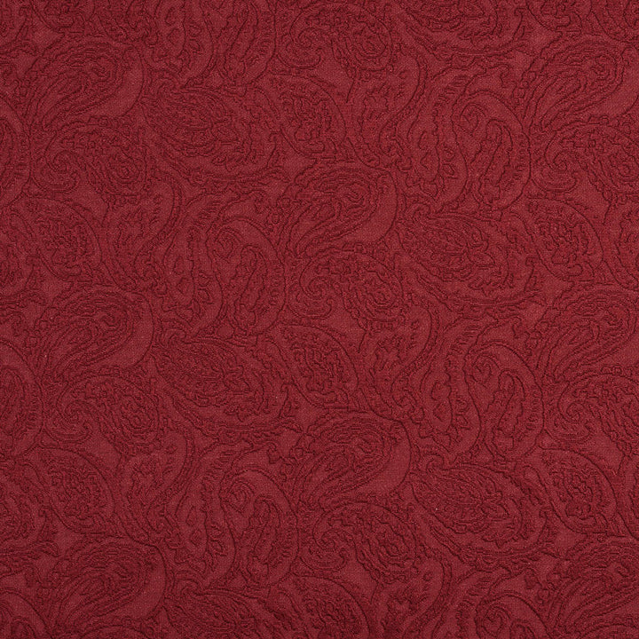 5579 Ruby/Paisley by Charlotte Designer Fabric Enchanted Gardens 75% Cotton, 25% Polyester Asia Exceeds 70,000 Wyzenbeek Rubs (Heavy Duty) Horizontal: 14" x Vertical: 6.5" 54 Inches - Swanky Fabrics -