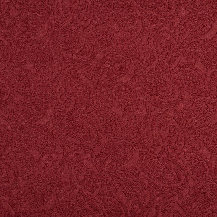 5579 Ruby/Paisley by Charlotte Fabric Enchanted Gardens 75% Cotton, 25% Polyester Asia Exceeds 70,000 Wyzenbeek Rubs (Heavy Duty) Horizontal: 14" x Vertical: 6.5" 54 Inches - Fabric Carolina -