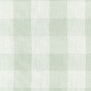 Melinda Sheer Check Aqua 55800 by Schumacher Fabric