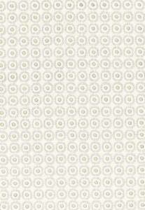 Luna Sheer Embroidery Eggshell 55830 by Schumacher Fabric