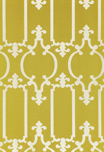 Ornamental Silk Spring 55861 by Schumacher Fabric
