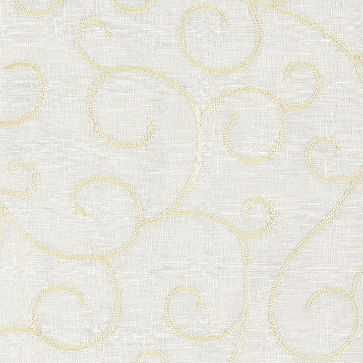 Adina Sheer Embroidery Parchment 55980 by Schumacher Fabric RADIANCE SHEERS LINEN 90% RAYON 10% INDIA </p><p>Repeat: Horizontal: 17" (43CM) and Vertical: 16 3/8" (42CM) 52 - Fabric Carolina -