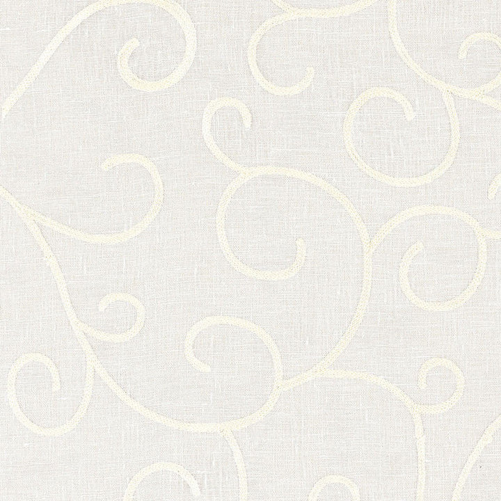 Adina Sheer Embroidery Cream 55981 by Schumacher Designer Fabric RADIANCE SHEERS LINEN 90% RAYON 10% INDIA </p><p>Repeat: Horizontal: 17" (43CM) and Vertical: 16 3/8" (42CM) 52 - Swanky Fabrics -
