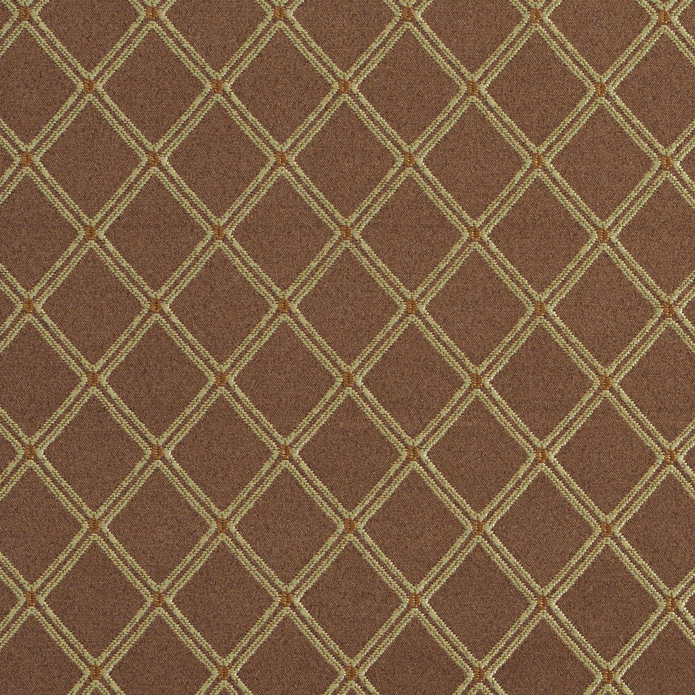 5614 Toffee/Classic by Charlotte Fabric Dazzling Damasks II 100% Woven Polyester Asia Exceeds 48,000 Wyzenbeek Rubs (Heavy Duty) Horizontal: 2" x Vertical: 1.75" 54 Inches - Fabric Carolina -