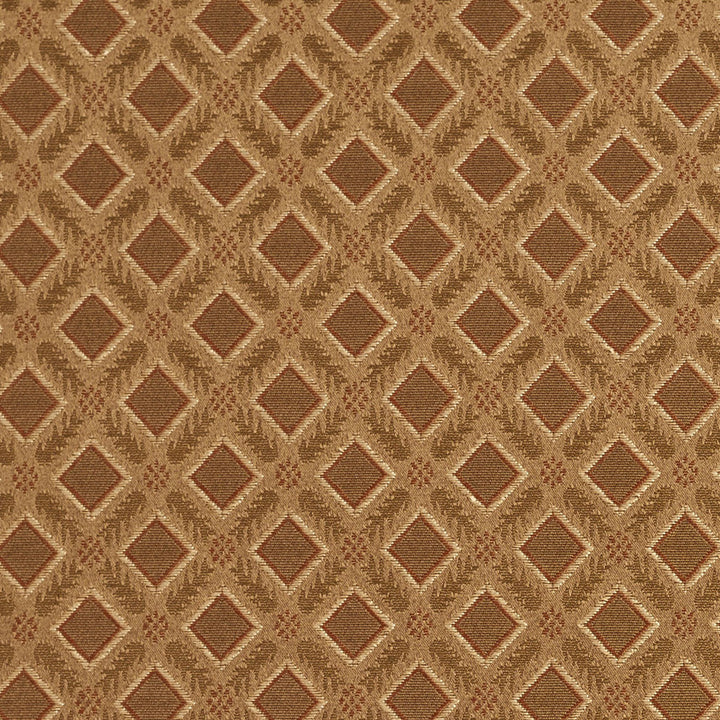 5633 Cashew/Trellis by Charlotte Fabric Dazzling Damasks II 100% Woven Polyester Asia Exceeds 48,000 Wyzenbeek Rubs (Heavy Duty) Horizontal: 2" x Vertical: 2" 54 Inches - Fabric Carolina -