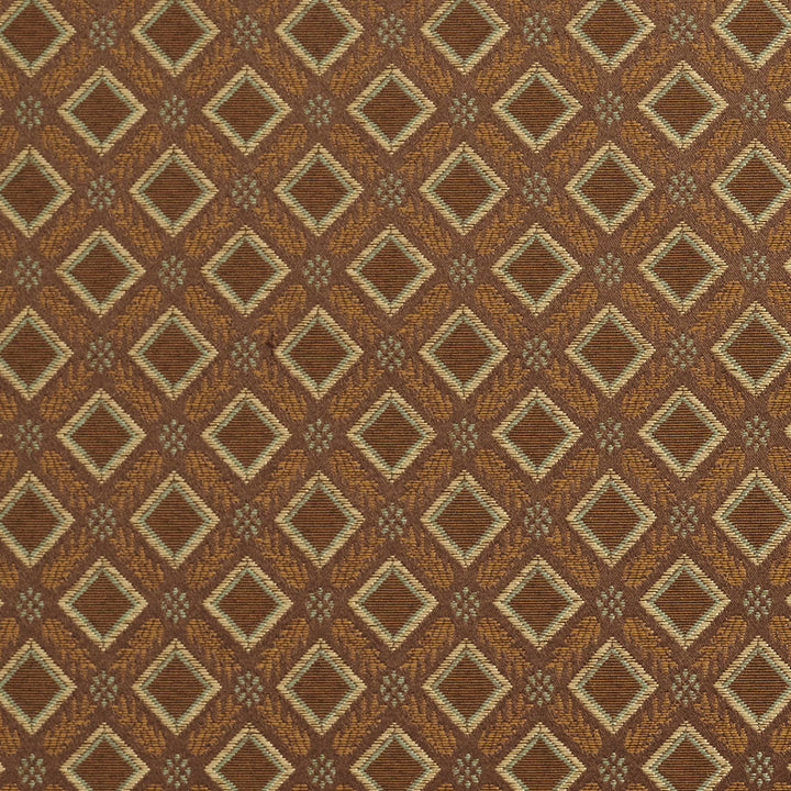 5638 Toffee/Trellis by Charlotte Fabric Dazzling Damasks II 100% Woven Polyester Asia Exceeds 48,000 Wyzenbeek Rubs (Heavy Duty) </p><p>Repeat: Horizontal: 2" x Vertical: 2" 54 Inches - Fabric Carolina -