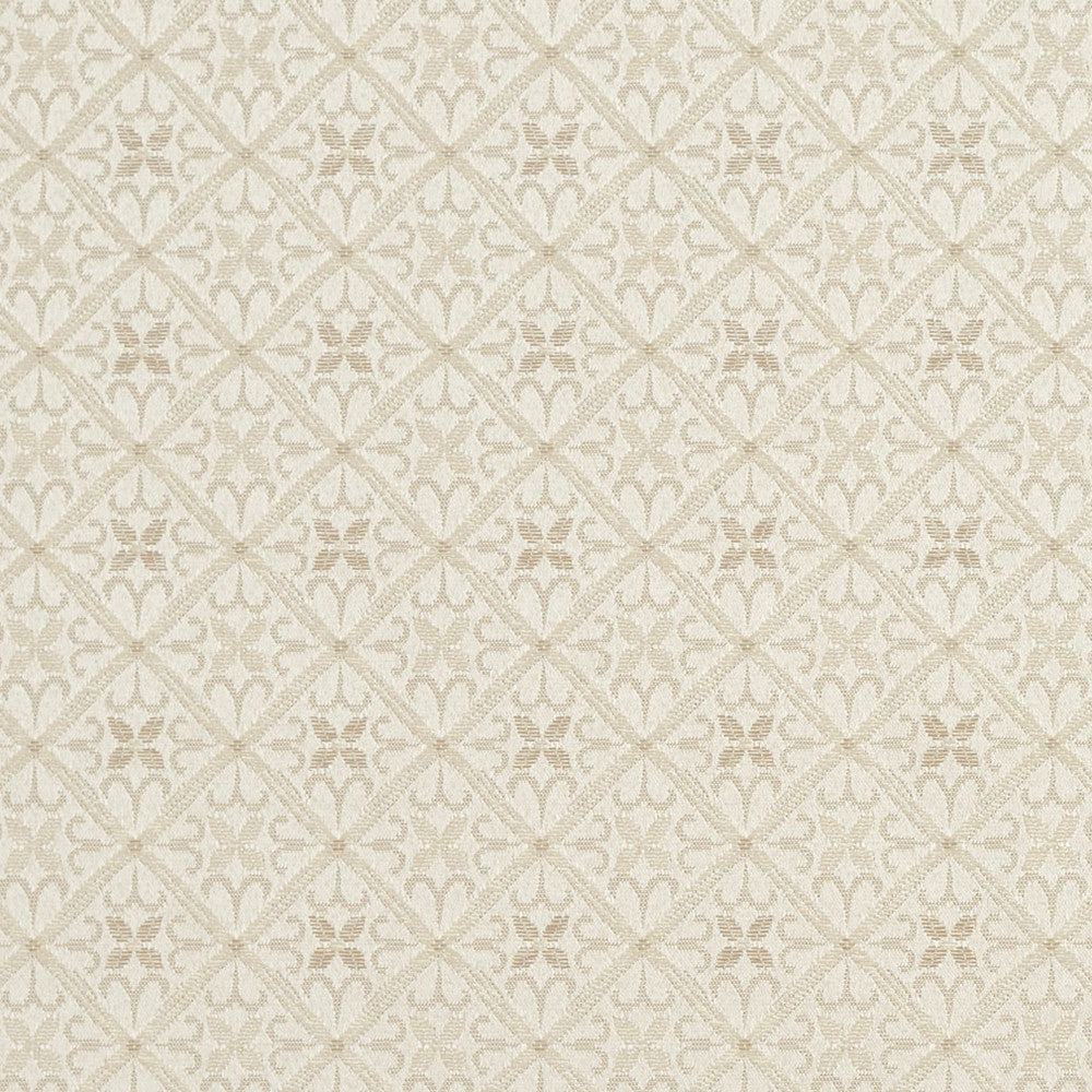 5658 Ivory/Cameo by Charlotte Fabric Dazzling Damasks II 100% Woven Polyester Asia Exceeds 48,000 Wyzenbeek Rubs (Heavy Duty) Horizontal: 1.5" x Vertical: 1.5" 54 Inches - Fabric Carolina -