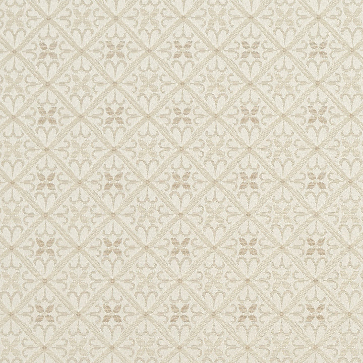 5658 Ivory/Cameo by Charlotte Fabric Dazzling Damasks II 100% Woven Polyester Asia Exceeds 48,000 Wyzenbeek Rubs (Heavy Duty) Horizontal: 1.5" x Vertical: 1.5" 54 Inches - Fabric Carolina -