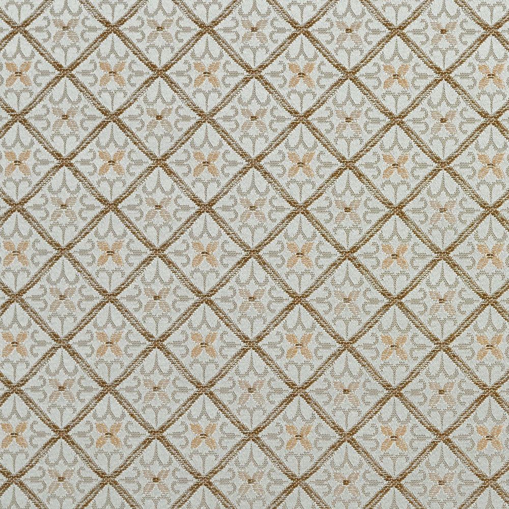 5663 Mist/Cameo by Charlotte Fabric Dazzling Damasks II 100% Woven Polyester Asia Exceeds 48,000 Wyzenbeek Rubs (Heavy Duty) Horizontal: 1.5" x Vertical: 1.5" 54 Inches - Fabric Carolina -