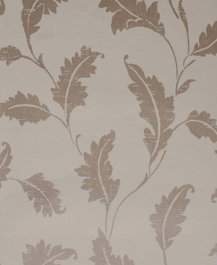 Amore Taupe Leaf Trail Wallpaper by Kenneth James Savoy Covers about 56.4 square feet 20.5-in by 33-ft long roll Unpasted 25.2 - Fabric Carolina -